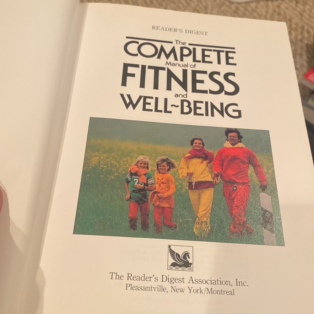 “The Complete Manual of Fitness and Well-Being,” Hardcover